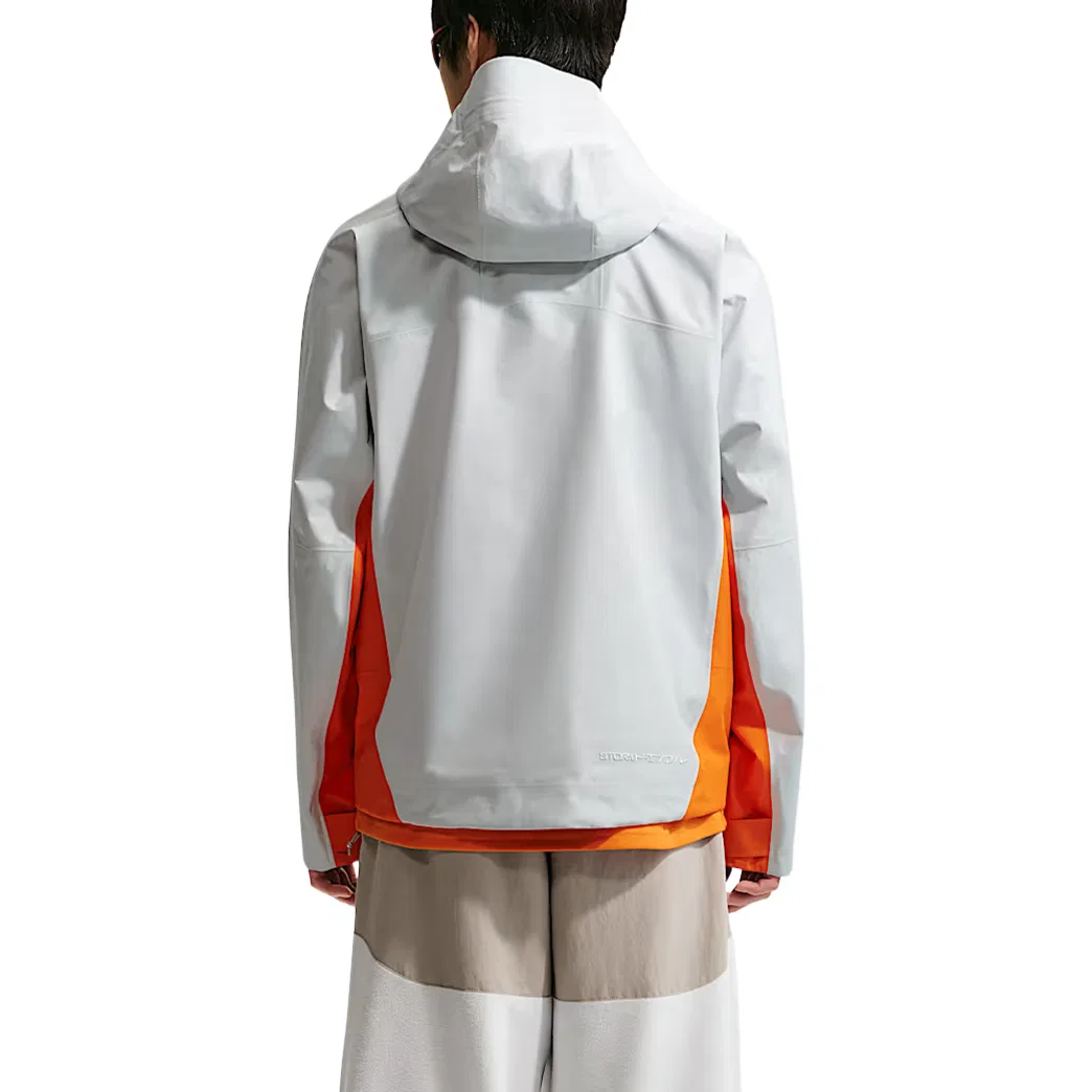 Ветровка Nike Windbreaker Jacket Dust Photon/Safety Orange/Mountain White — фото 3