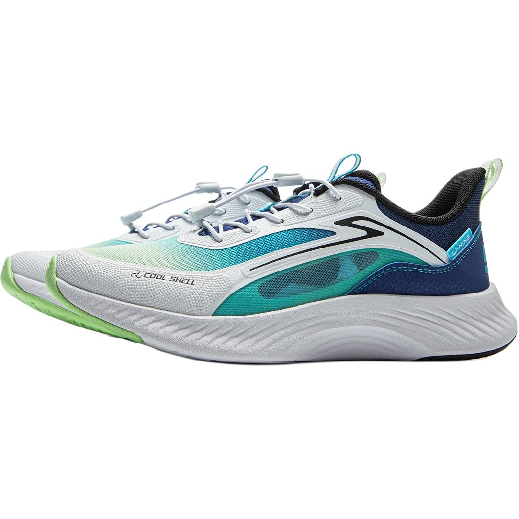 LINING YOUNG Кроссовки для детской спортивной жизни из коллекции Sports Life с амортизацией Rebound, дышащие, низкие, белые, синие — фото 3