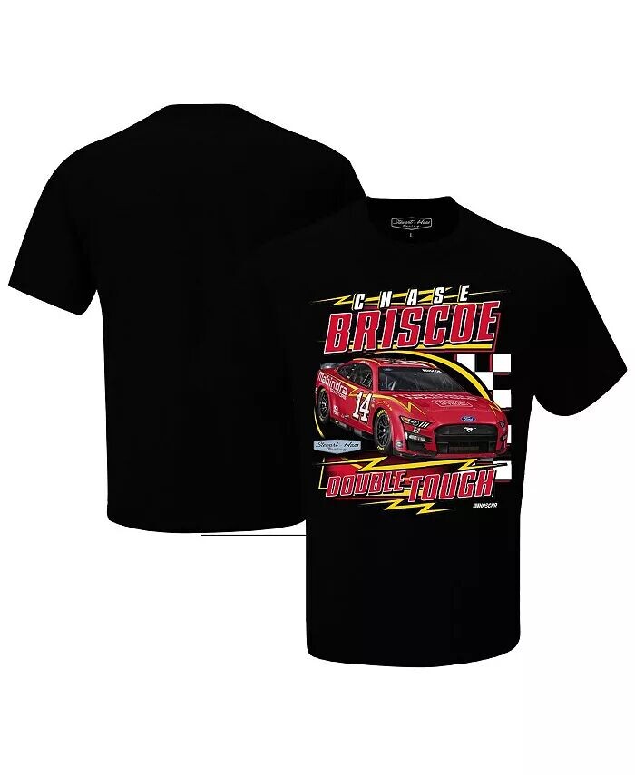 

Мужская черная футболка Chase Briscoe Mahindra Tractors Throwback Stewart-Haas Racing Team Collection