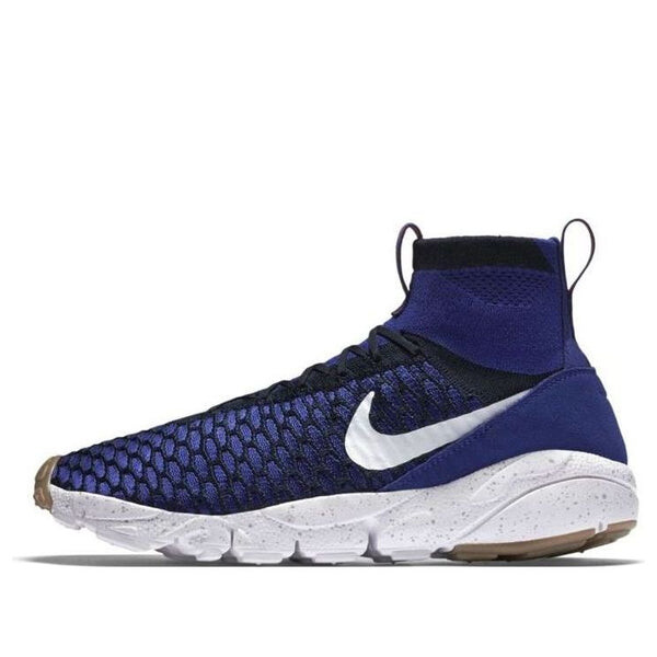 

Кроссовки air footscape magista flyknit Nike, синий