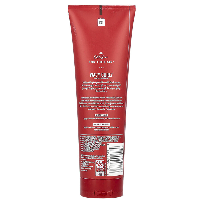 Old Spice, Кондиционер для вьющихся волос с алоэ и маслом авокадо, 237 мл (8 жидк. Унций) — фото 2