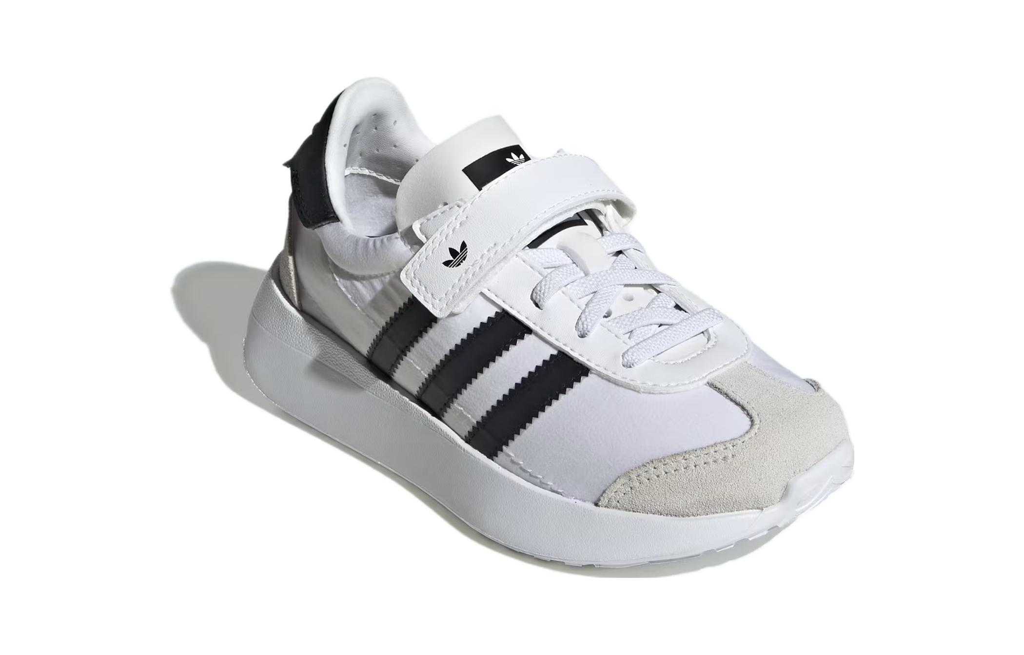 Детские повседневные кроссовки Adidas Originals, бело-черные — фото 3
