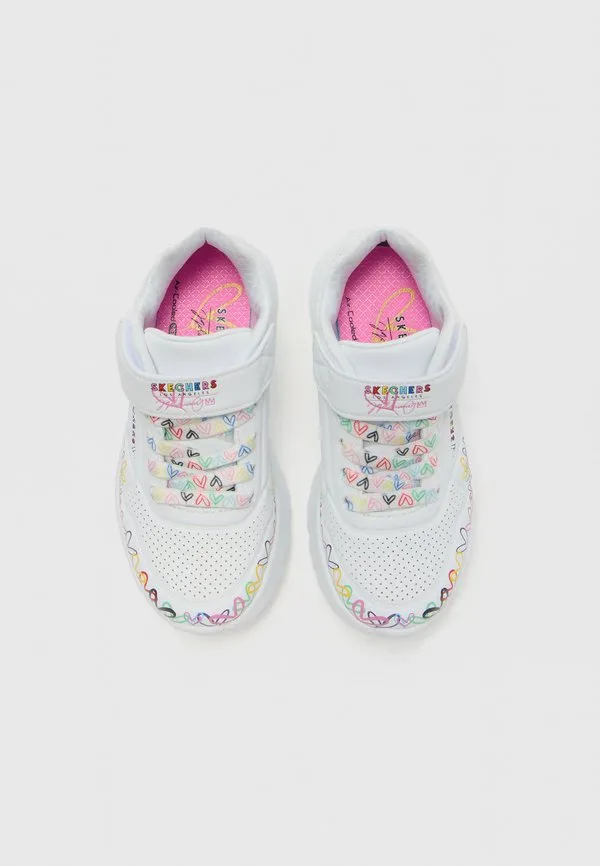 Кроссовки uno lite белые/разноцветные Skechers, White/Multi-Coloured — фото 4