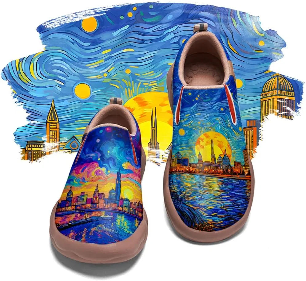 Лоферы мужские повседневные Art Painted Travel Sneakers, Milwaukee-01 Solepulse — фото 2