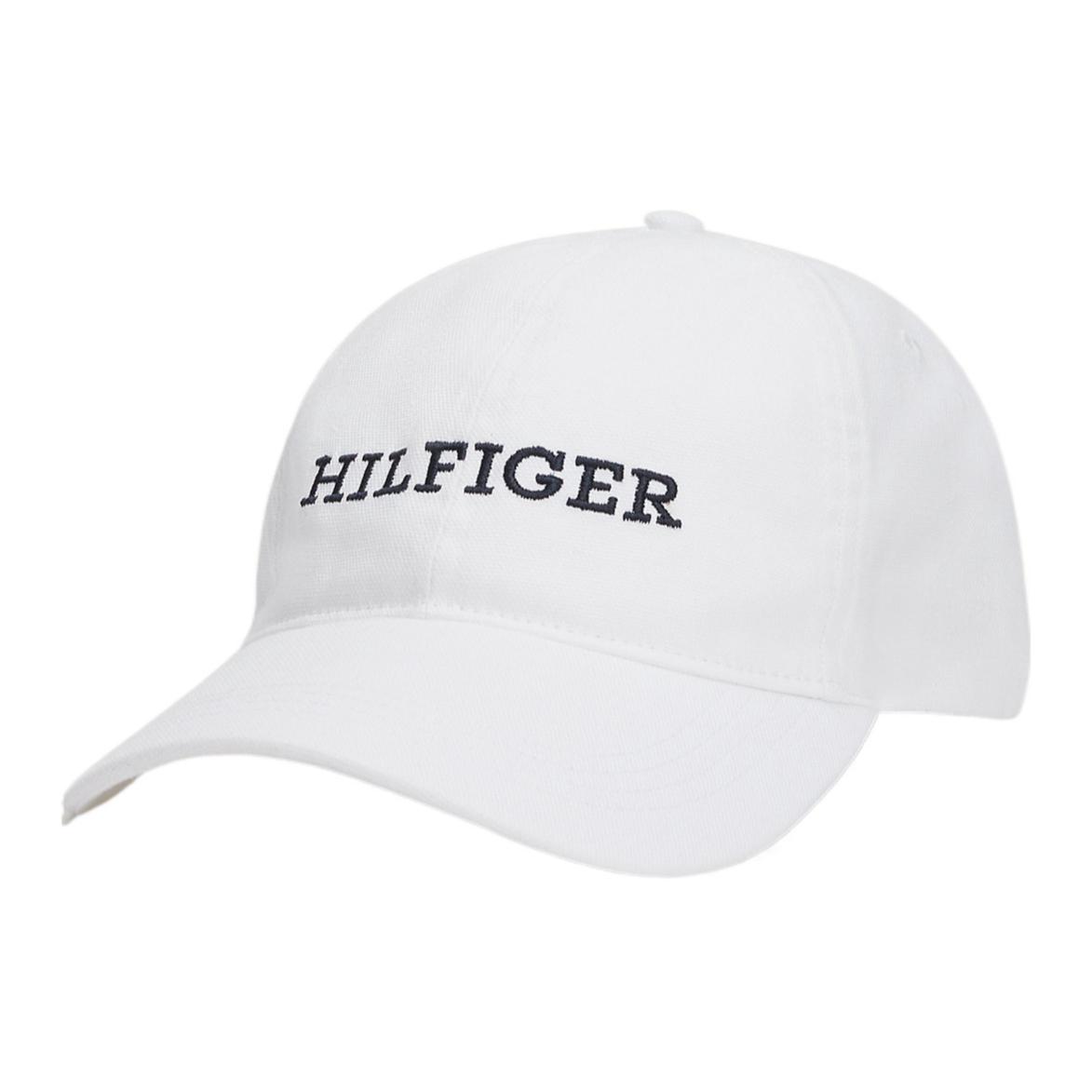 

Tommy Hilfiger Хлопковая бейсболка мужская белая, White