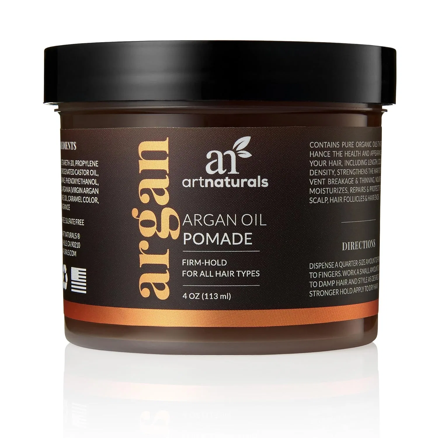 Помада для волос с аргановым маслом «Professional Argan Oil Pomade» от ArtNaturals Artnaturals — фото 2