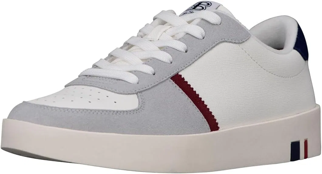 Мужские кроссовки Ben Sherman Richmond, White British Navy Mod Red Whisper White