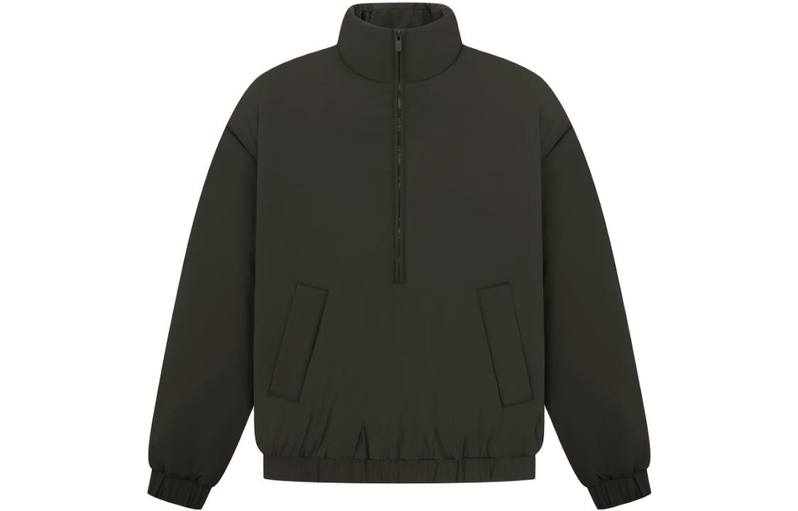 Пуховик из нейлона Fear Of God Essentials, светло-черный — фото 2