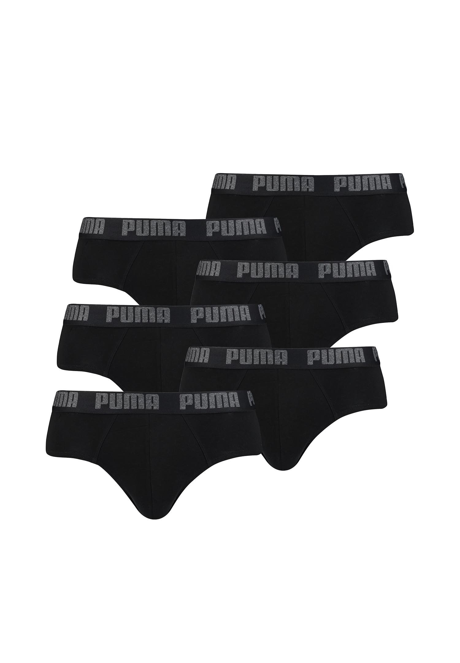 

Боксеры Puma Boxershorts PUMA BASIC BRIEF 6P, цвет 230 - black/black