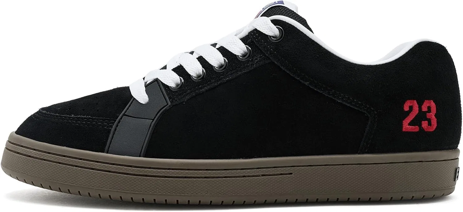 Кроссовки для скейтбординга Etnies Sal23, Black/White/Red — фото 4