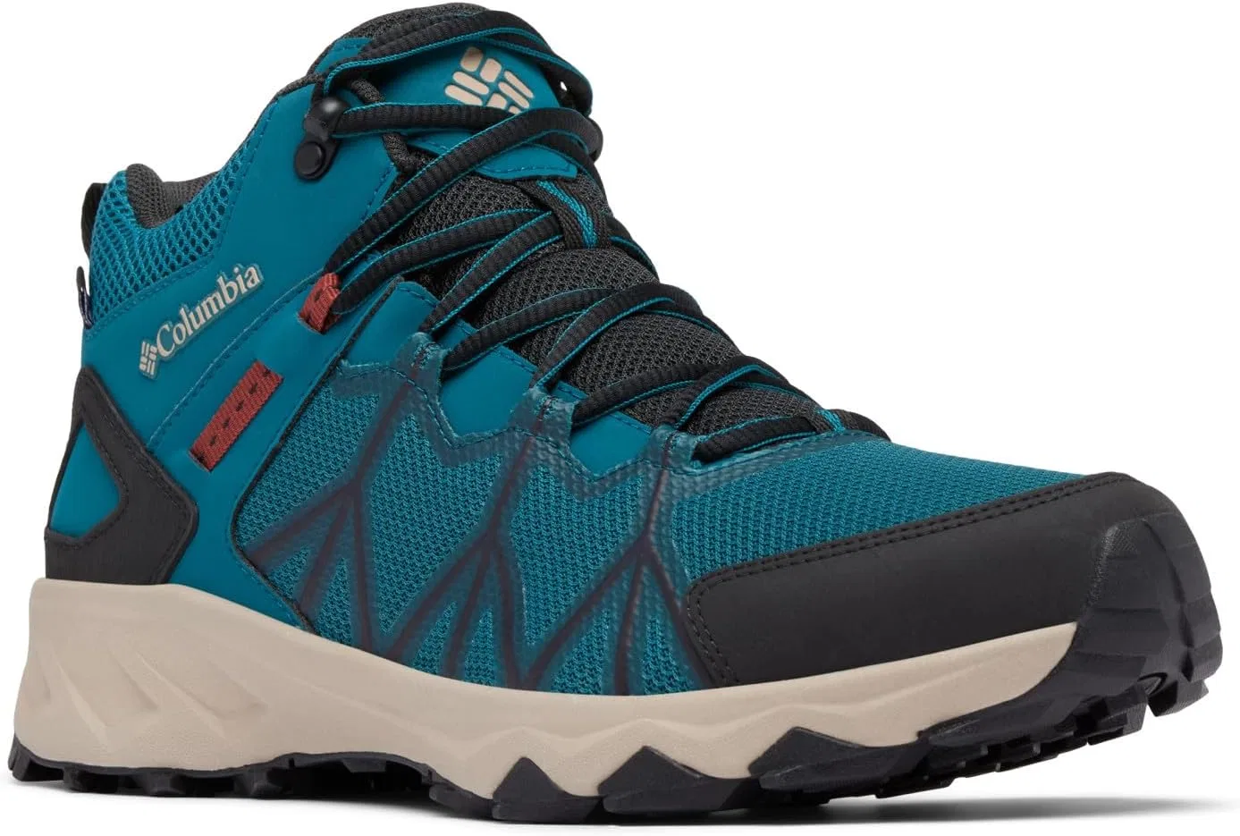 Мужские водонепроницаемые треккинговые и походные ботинки Columbia Peakfreak 2 Mid Outdry, Deep Wave Spice