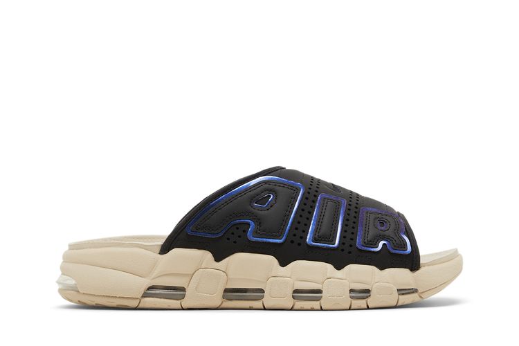 

Шлепанцы Air More Uptempo Slide 'Black Sanddrift Iridescent', черный