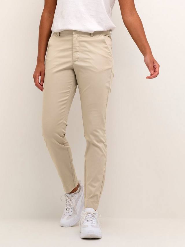 

Брюки-чинос lea 7/8 KAFFE, цвет Feather Gray