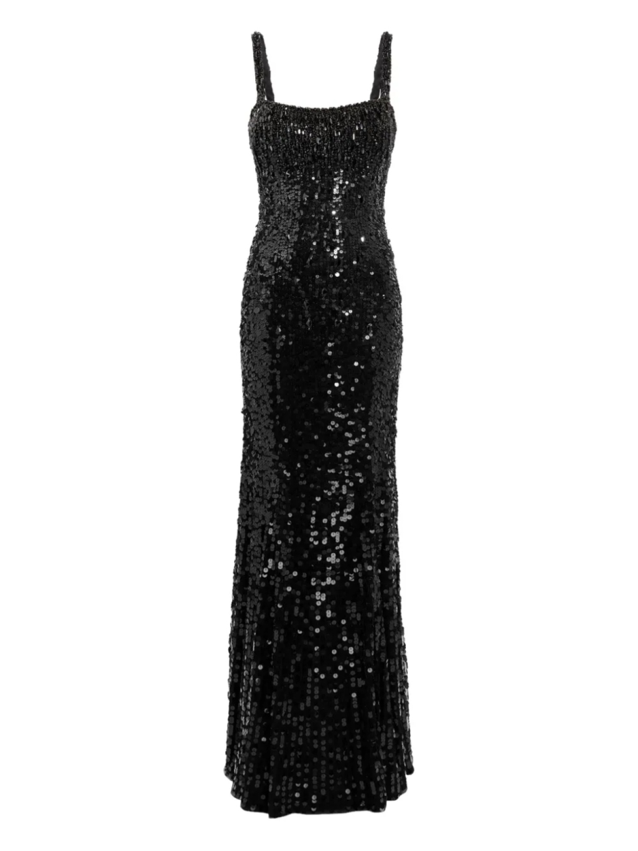 

Платье макси Mirabeau с пайетками Jenny Packham, черный