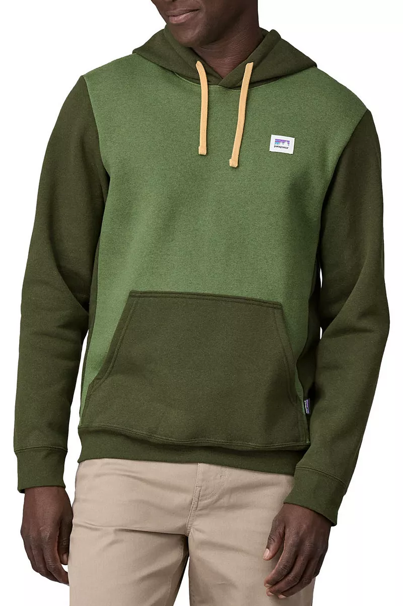 

Мужская толстовка Patagonia Shop с наклейкой Uprisal, цвет Terrain Green