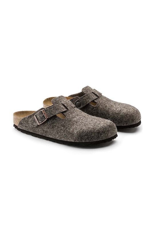 Бостонские тапочки Birkenstock, серый — фото 3