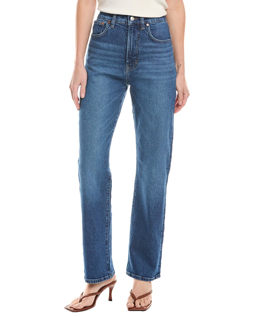 

Мадвелл 90-е Барлоу Вэш Прямые джинсы Madewell, синий