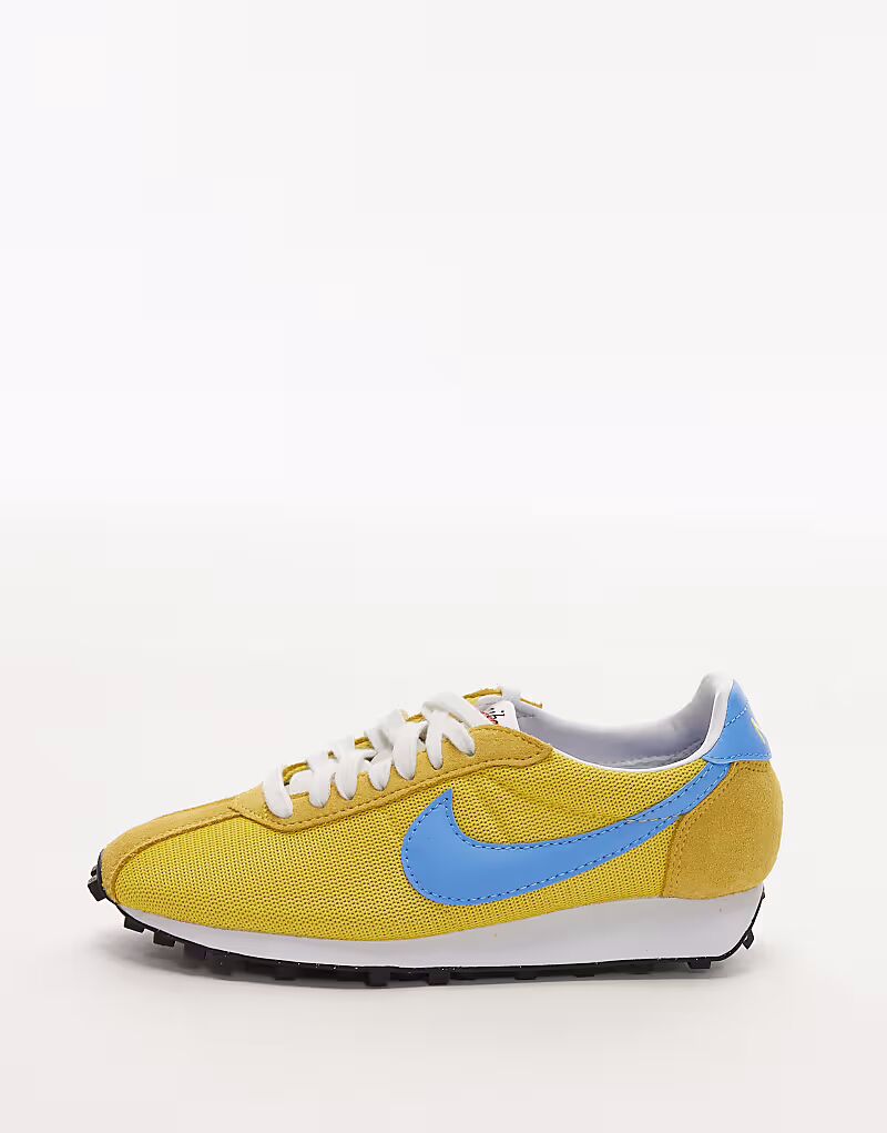 Кроссовки Nike LD-1000 желтого и синего цветов — фото 4