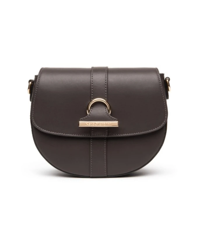 

Кожаная сумка через плечо с подкладкой с логотипом. Nerogiardini, коричневый