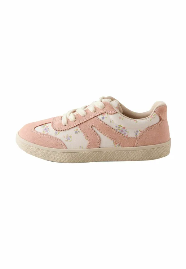 Кроссовки на шнуровке стандартного кроя для повседневной носки Next, Pink Floral