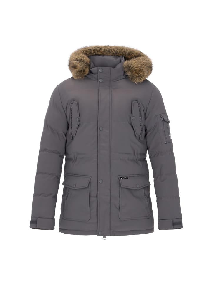 

MO Мужское пальто серого цвета