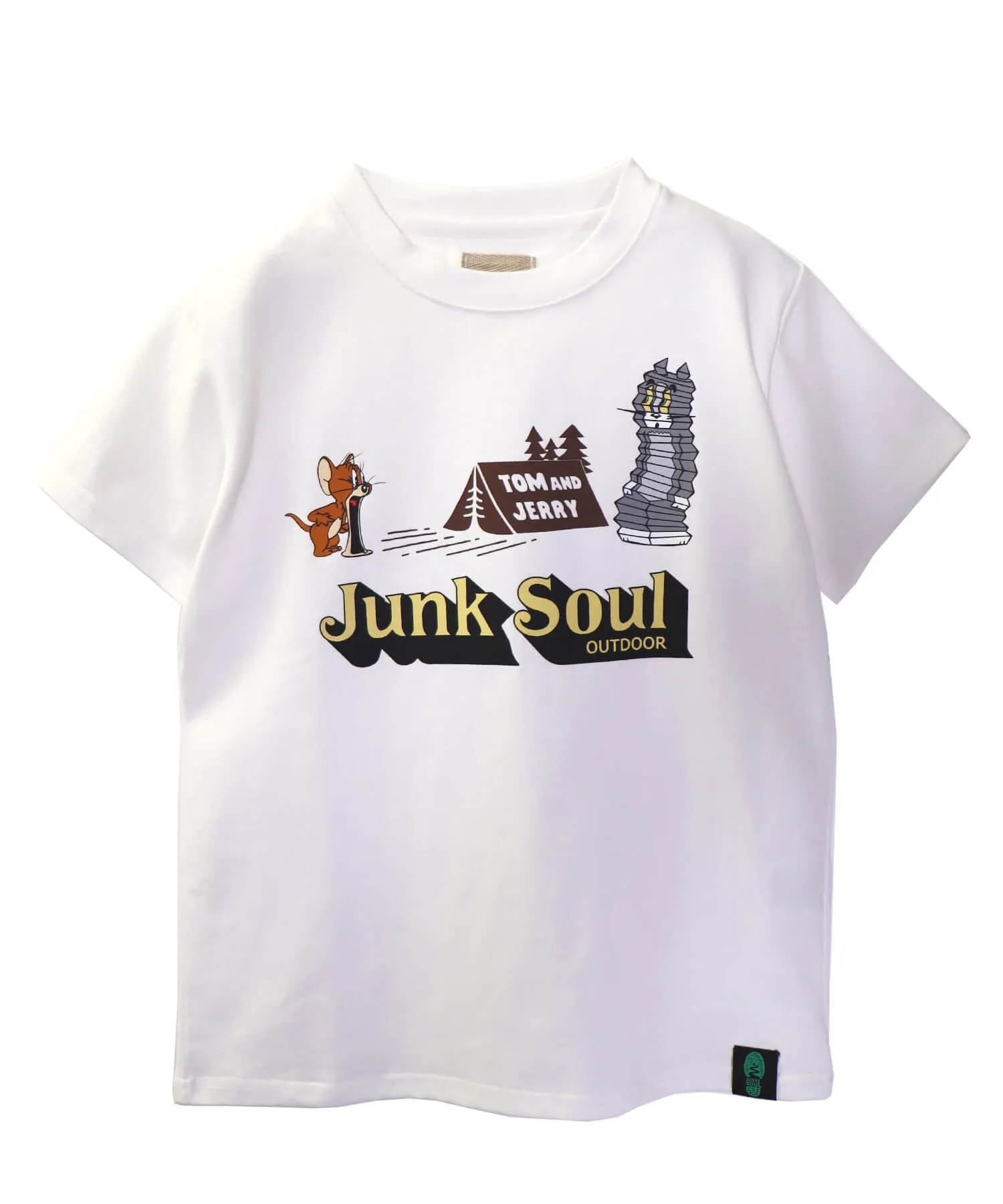Футболка с принтом TOM&JERRY JUNK SOUL белая — фото 4