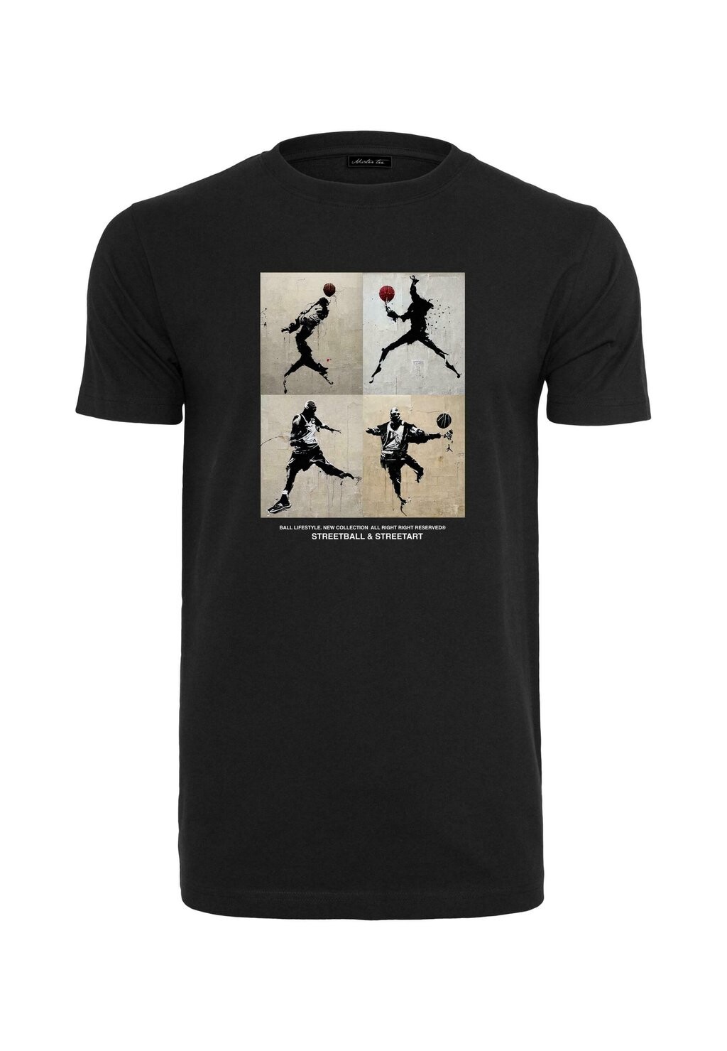 

Футболка с принтом BALL LIFESYTLE TEE Mister Tee, черный