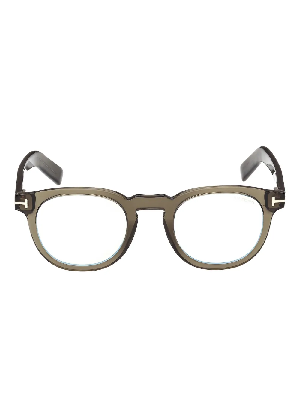 

Очки в круглой оправе Tom Ford, зеленый