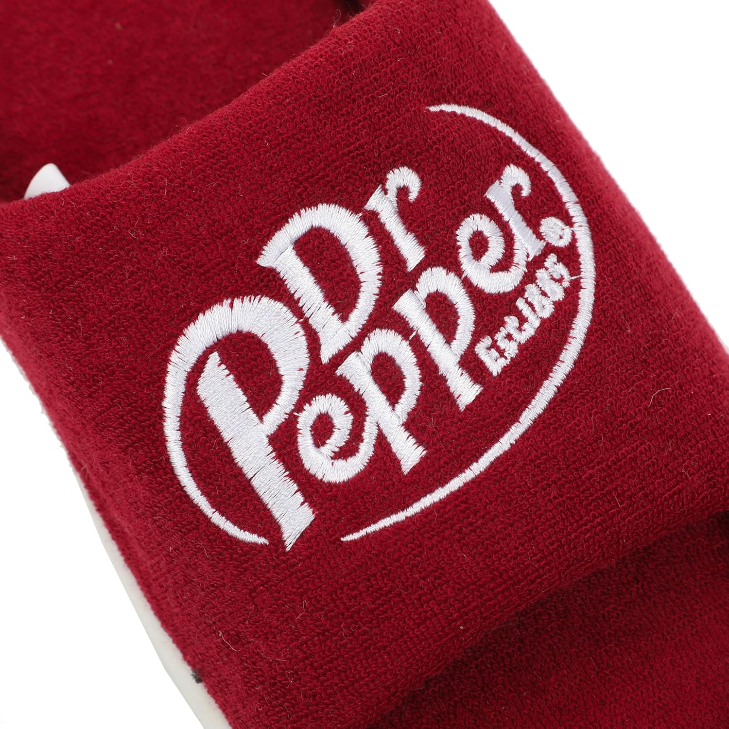 Мужские красные шлепанцы Bioworld Dr Pepper Always One Of A Kind - маленький размер — фото 2