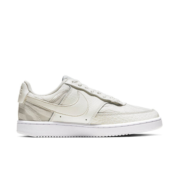 Кроссовки court vision low premium 'stacked swoosh - sail' Nike, мультиколор — фото 2