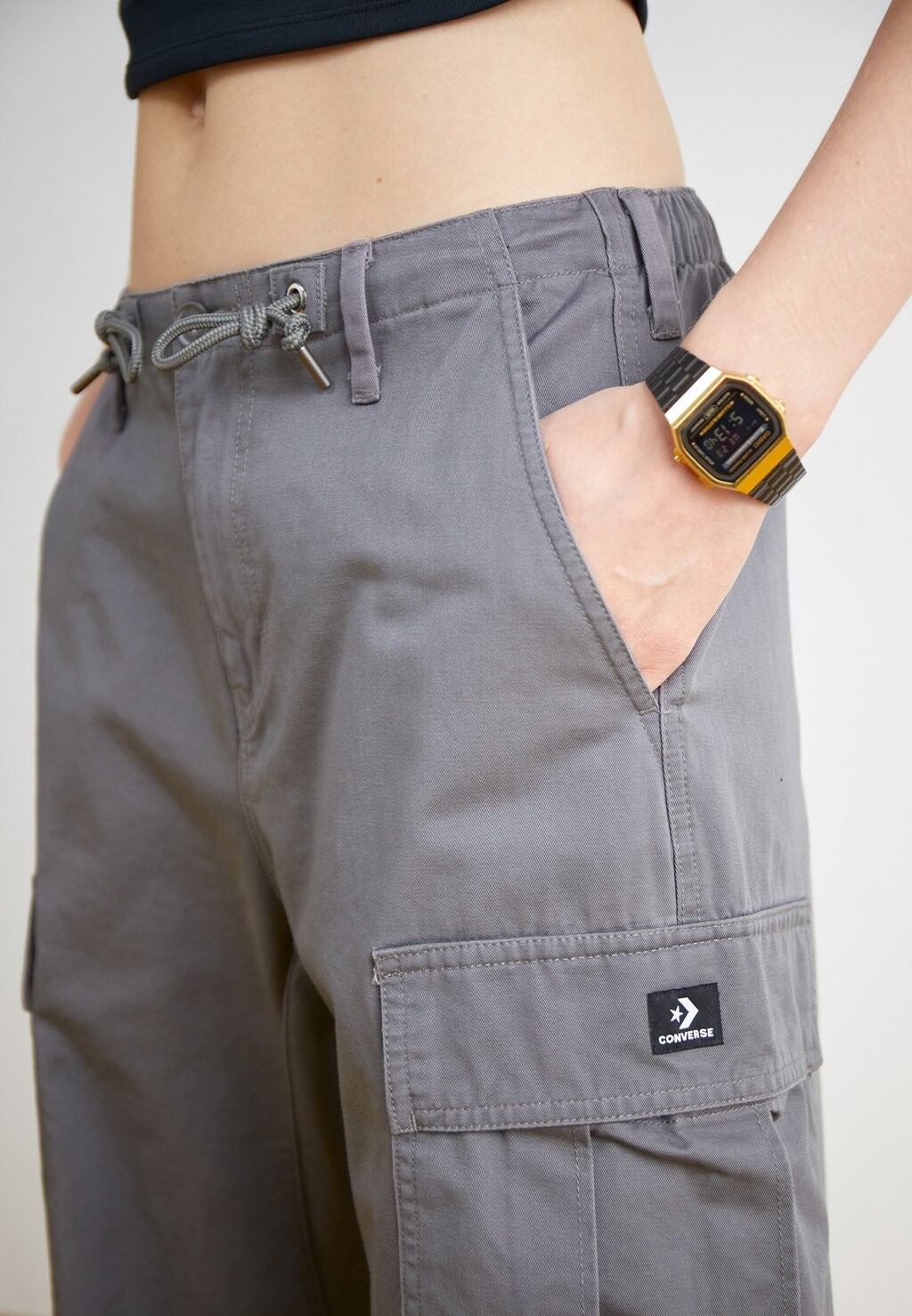 

Брюки карго POCKET PANT Converse, темно-серый