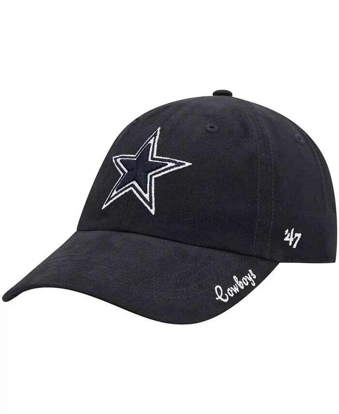 

Женская темно-синяя шапка Dallas Cowboys Miata Clean Up Adjustable '47 Brand