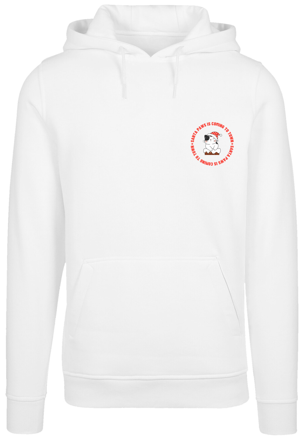 

Пуловер F4NT4STIC Hoodie Sansta Paws Christmas Cat Breast, белый