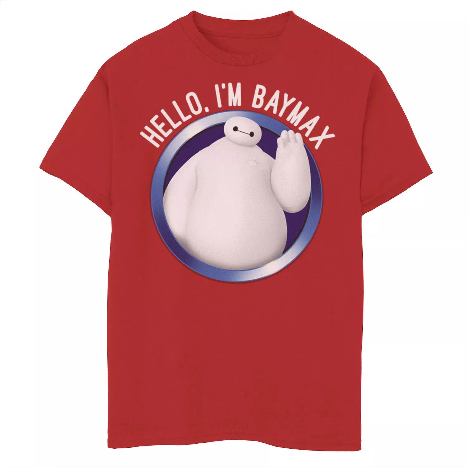 

Футболка Disney's Big Hero 6 с рисунком Baymax Hello для мальчиков 8–20 лет Disney