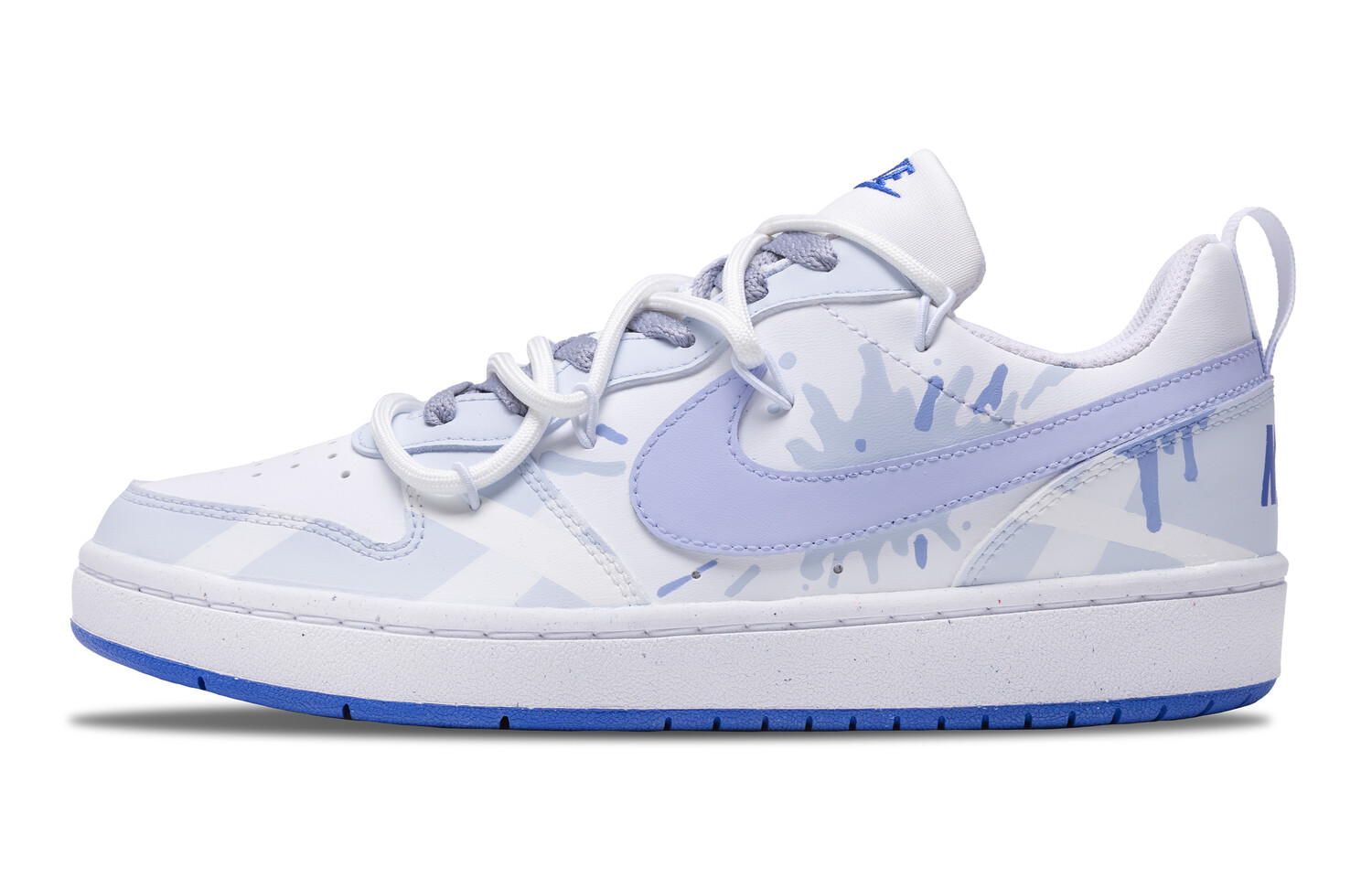 

Кроссовки Nike Court Borough Skateboarding Shoes Women's Low-top Blue/white, серый