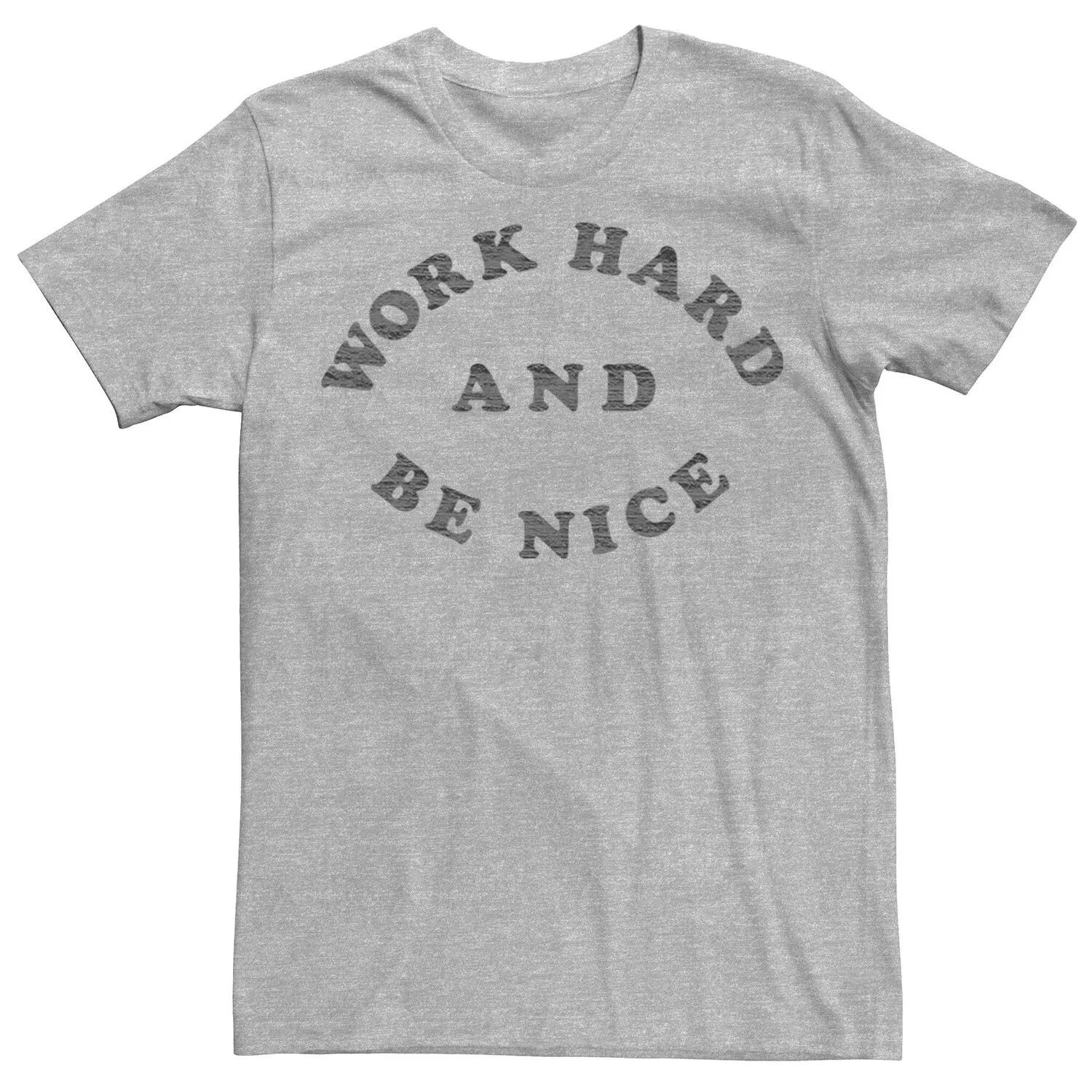 

Мужская футболка Fifth Sun Work Hard Be Nice Licensed Character