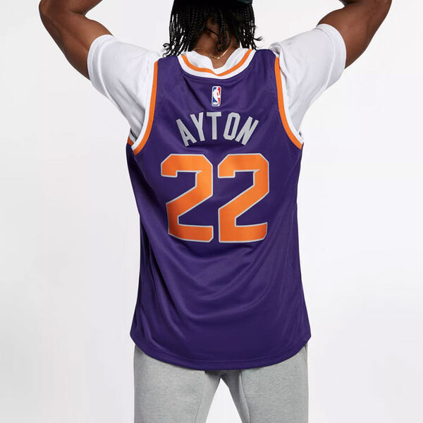 Майка Nike NBA SW Fan Edition Knicks Phoenix Suns 2 2 Basketball Jersey Purple, фиолетовый — фото 4