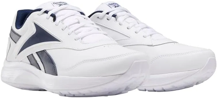 Мужские походные кроссовки Reebok Walk Ultra 7 DMX Max, White Conavy Croyal — фото 3