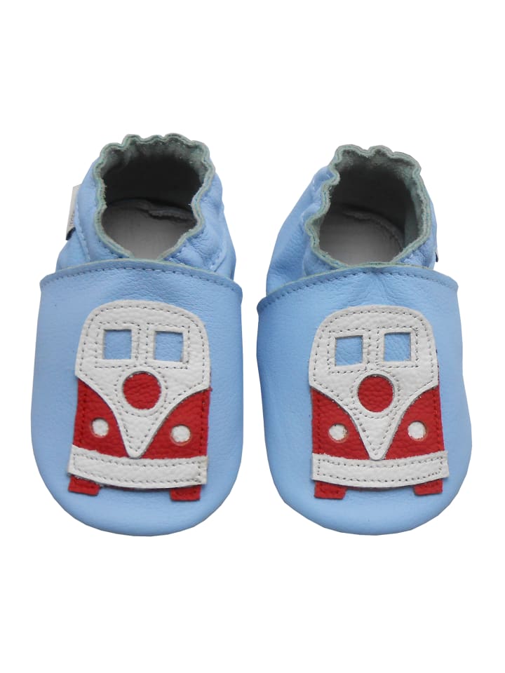 

Bemesu Синие кожаные детские прогулочные туфли, удобные, с нескользящей подошвой, с рисунком автобуса