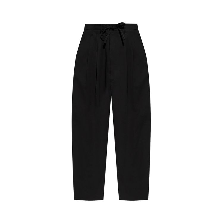 

Брюки Lemaire Drawstring Pleated Pants 'Black', черный