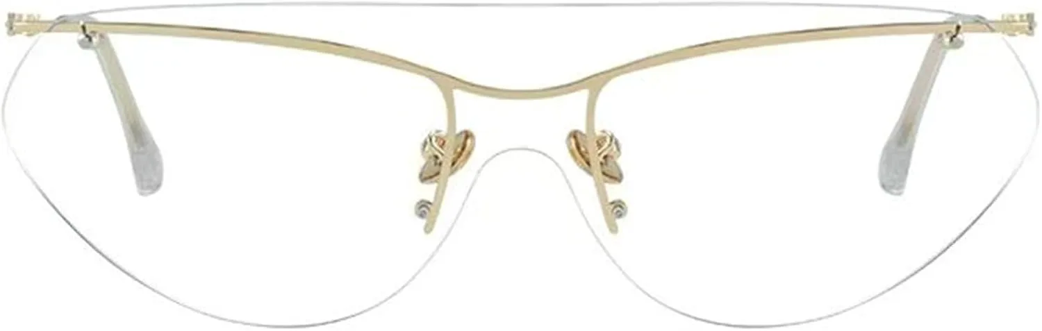 

Женские солнцезащитные очки Helena Fashion Y2k в винтажном панк-стиле с металлической оправой, без оправы, большого размера, с защитой от УФ-излучения UV400, C6