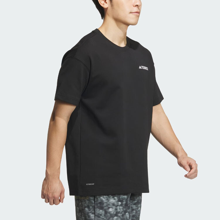 Футболка National Geographic Co-branded Section для мужчин, черная Adidas, черный — фото 4