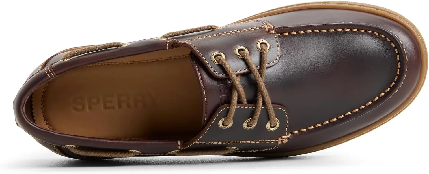 Мужские кожаные лоферы Sperry Como Moc, амаретто — фото 4