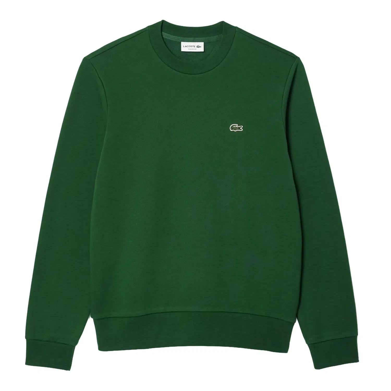 Свитшот из флиса Lacoste, зеленый