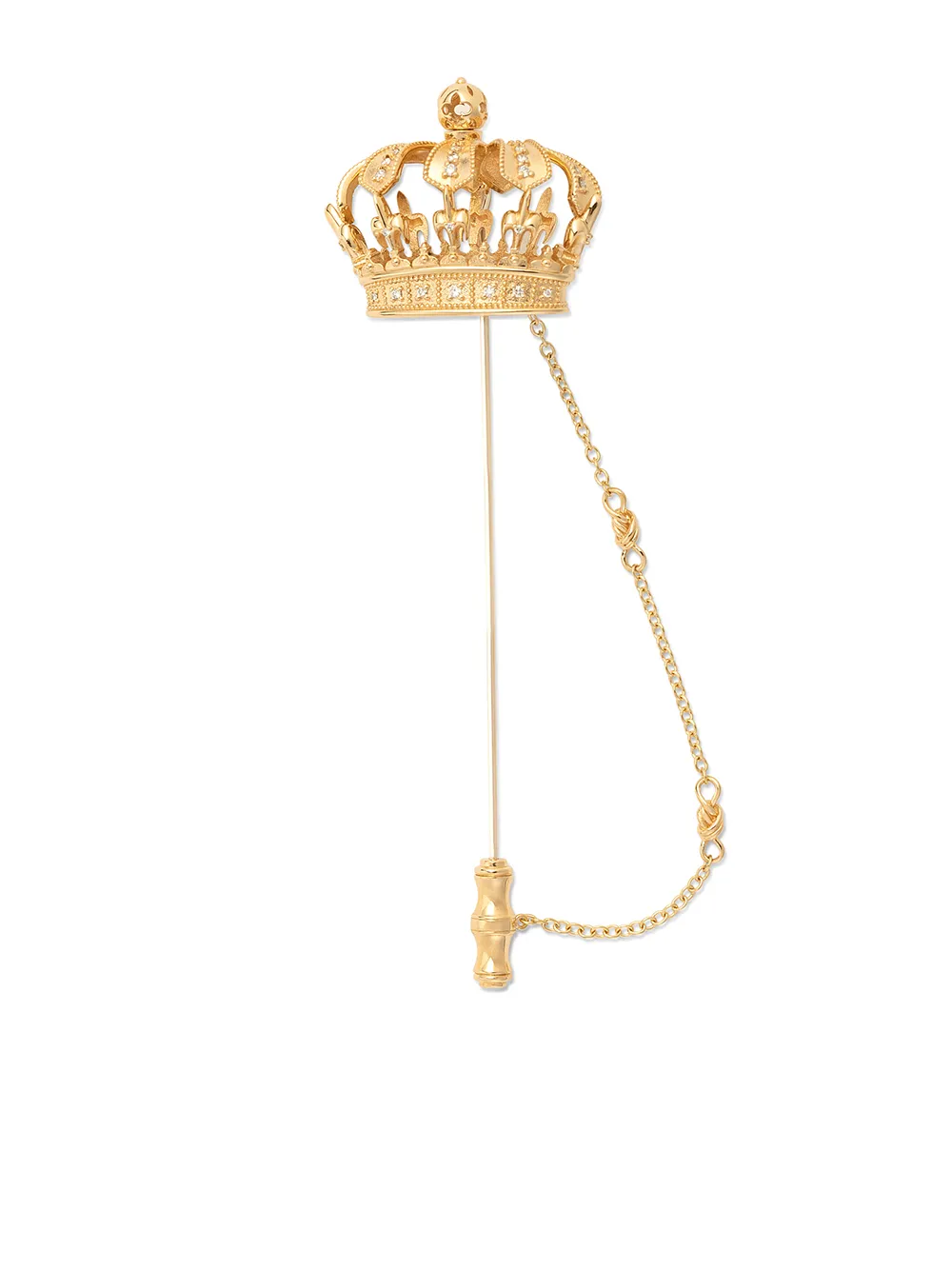 

Брошь из желтого золота в виде короны DOLCE & GABBANA, золотой