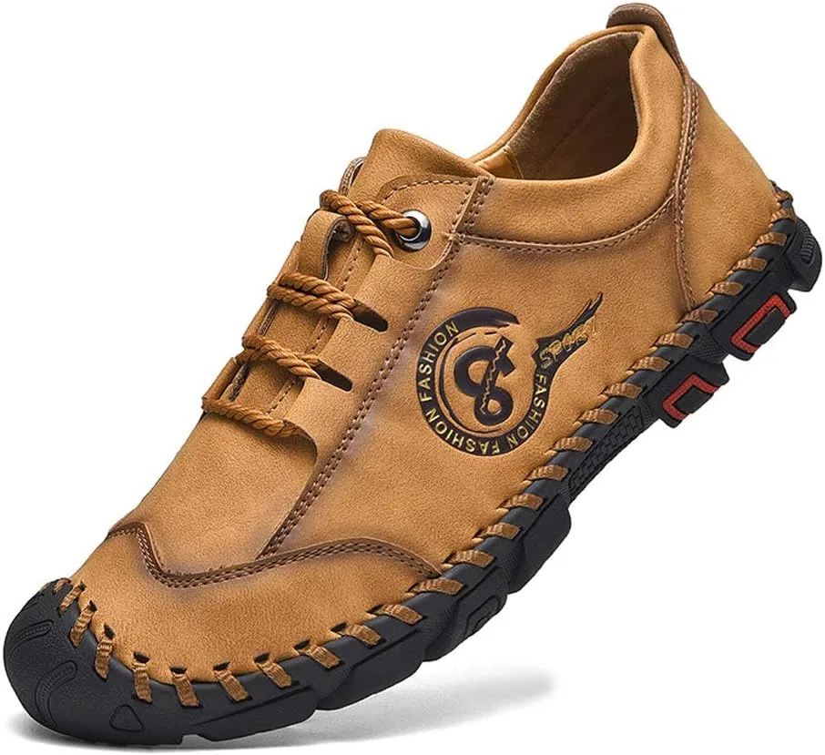 Лоферы мужские кожаные Moodeng Leather, коричневый