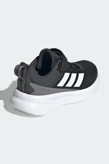 Кроссовки детские FortaRun 4.0 Adidas, черный — фото 3