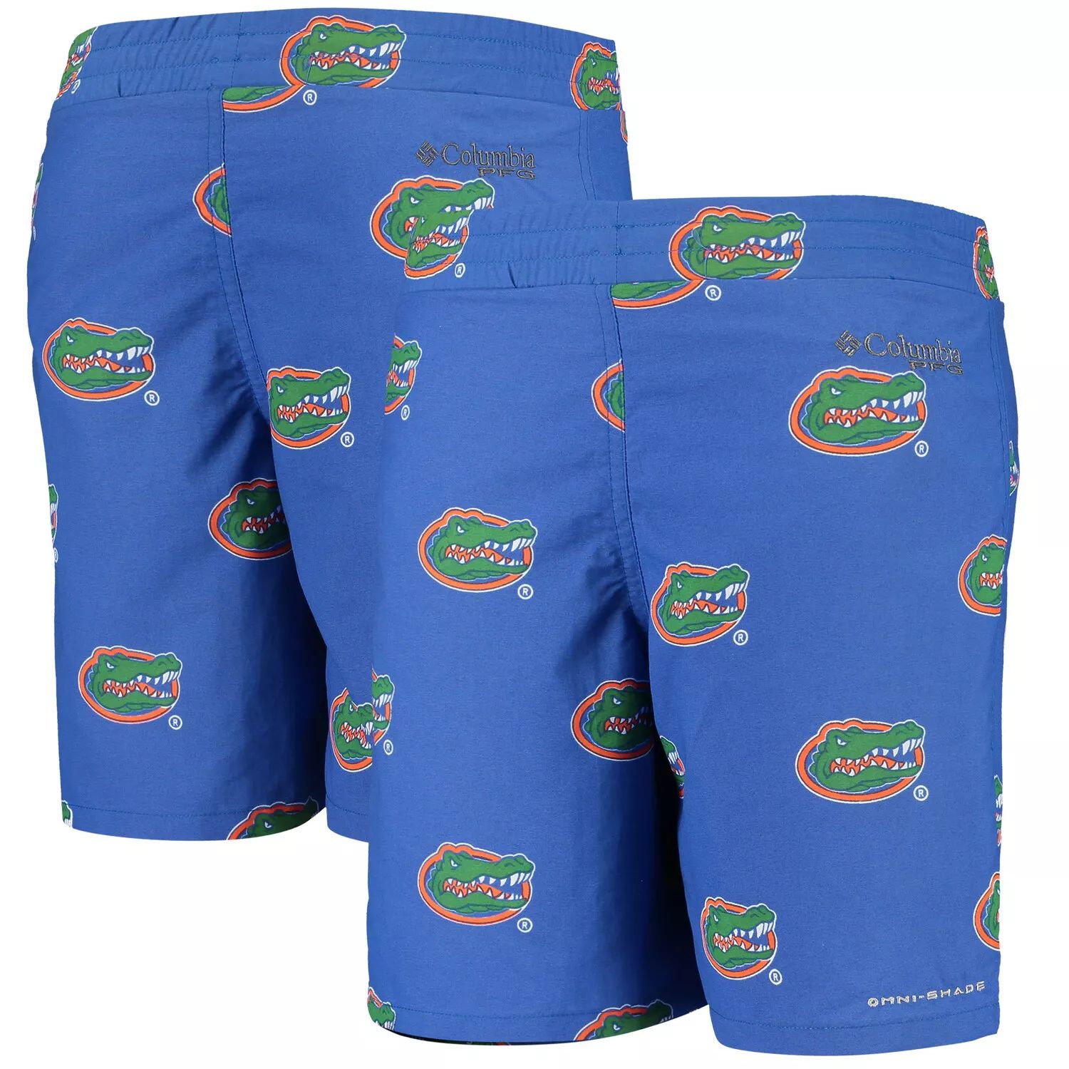 

Молодежные шорты Columbia Royal Florida Gators с принтом Backcast Omni-Shade Unbranded