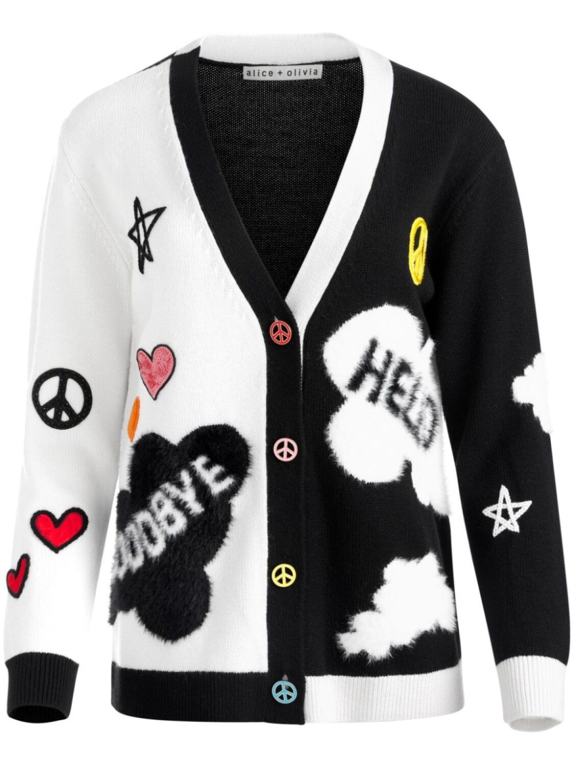 

Кардиган Брэдфорд Alice + olivia, белый