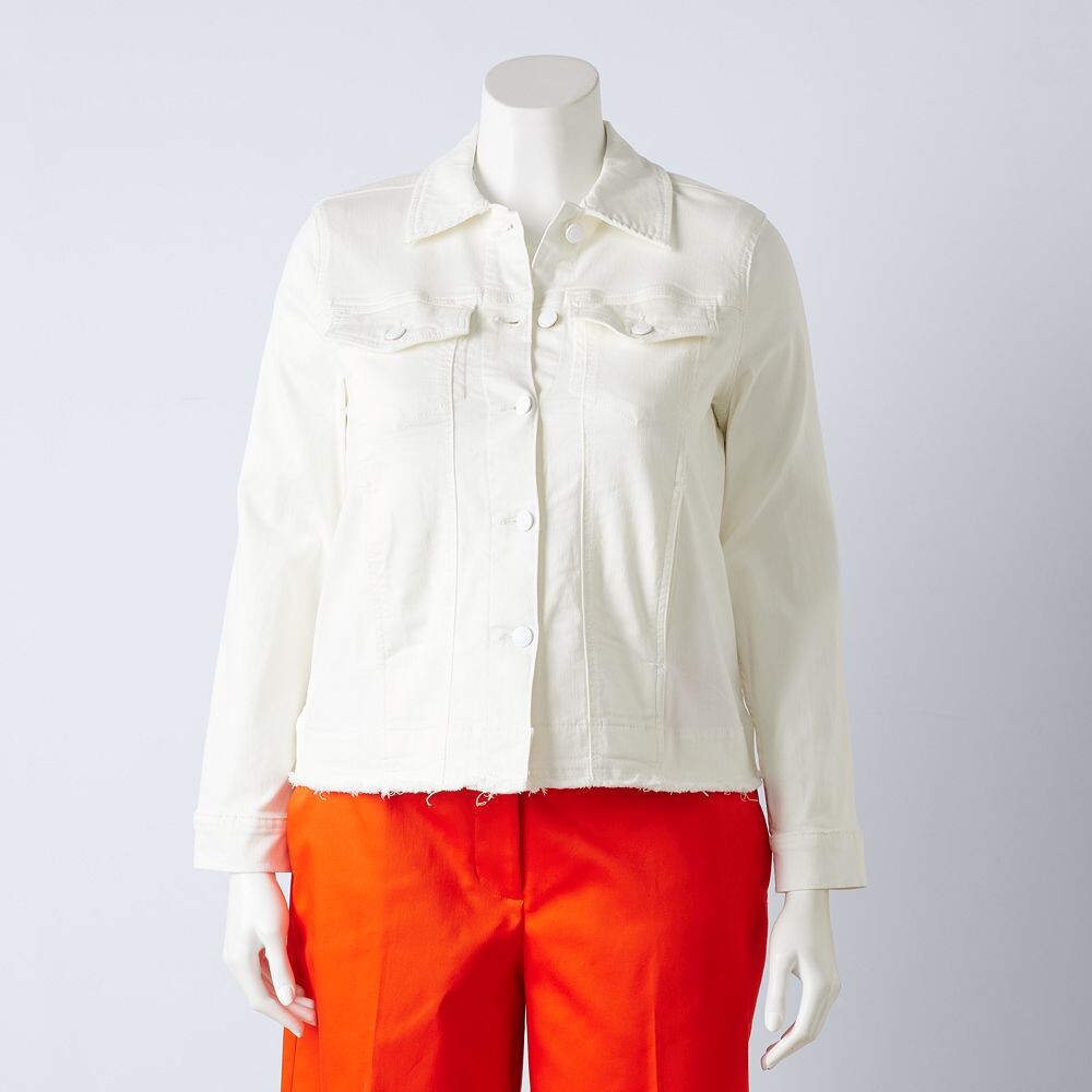 

Женская джинсовая куртка Simply Vera Vera Wang, цвет Modern White